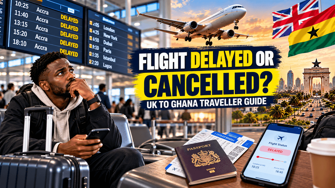 What to Do If Your UK to Ghana Flight Is Delayed or Cancelled